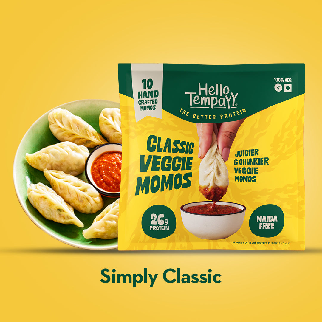 Hello Tempayy Classic High Protein Veg Momos