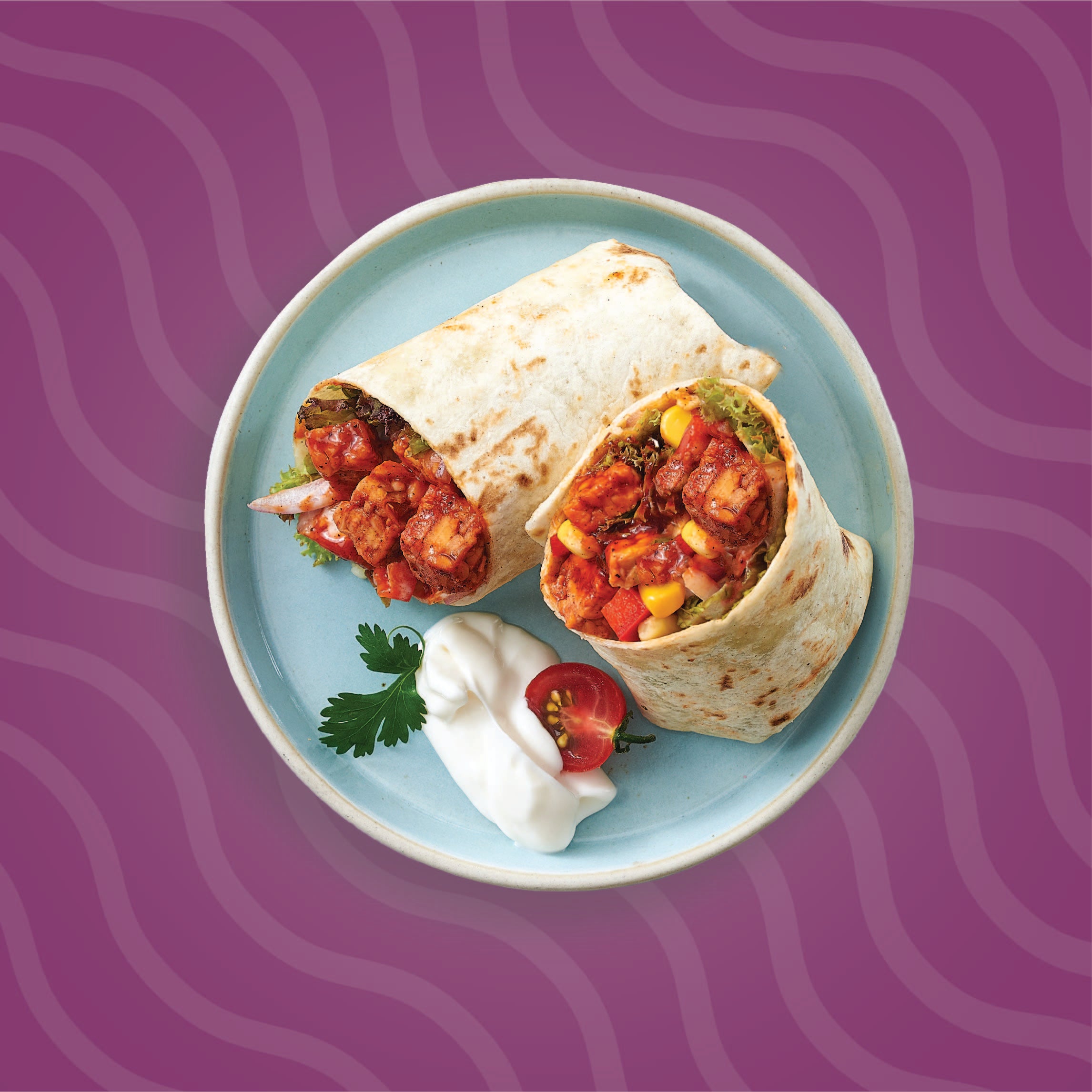 Peri Peri Tempayy (Tempeh) Burrito – Hello Tempayy