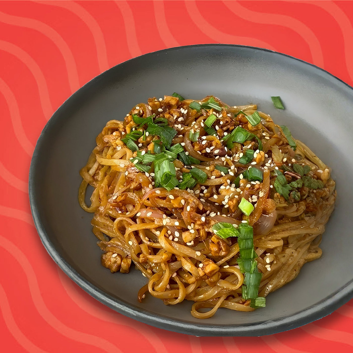 Szechuan chilli Tempayy noodles