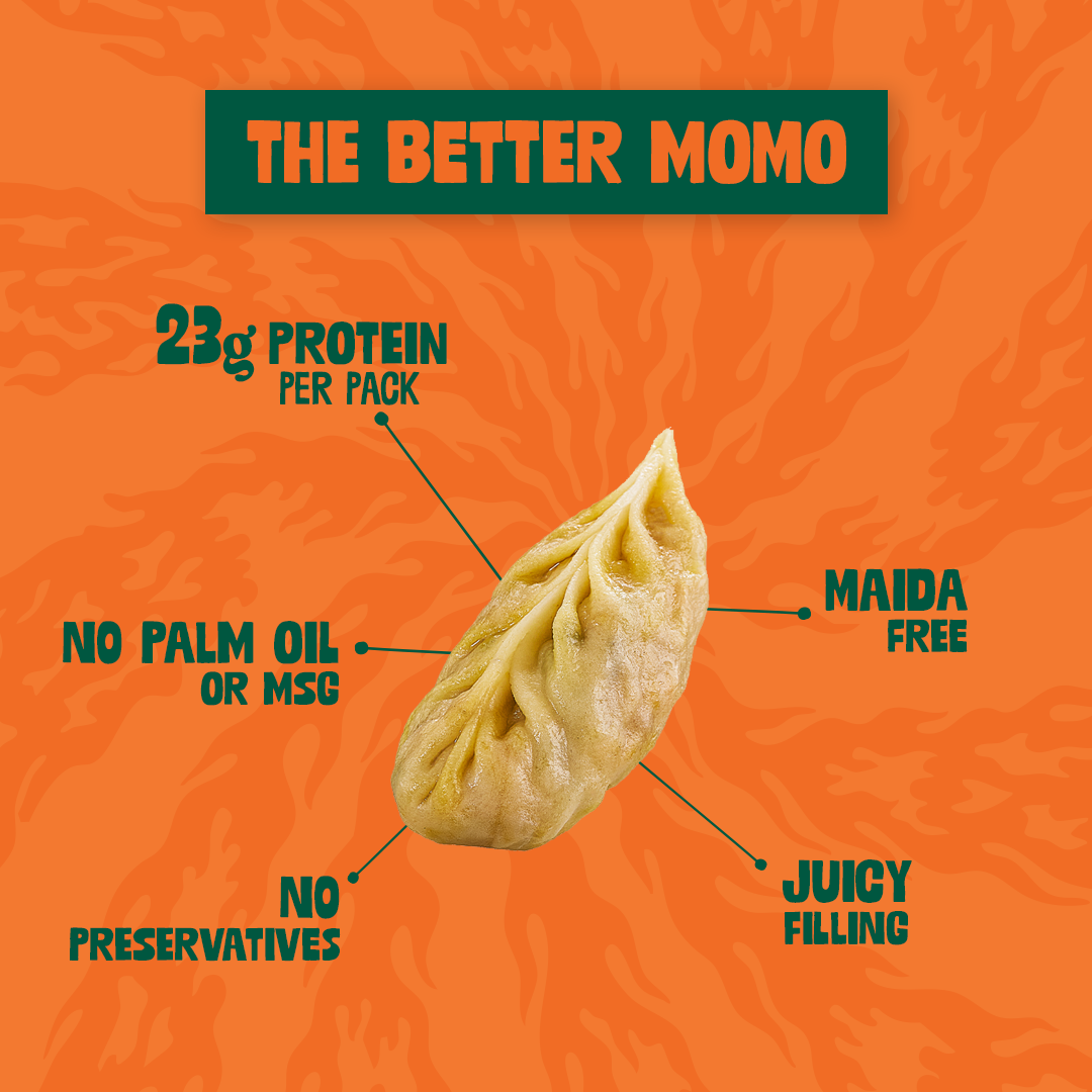 Hello Tempayy Peri Peri High Protein Veg Momos