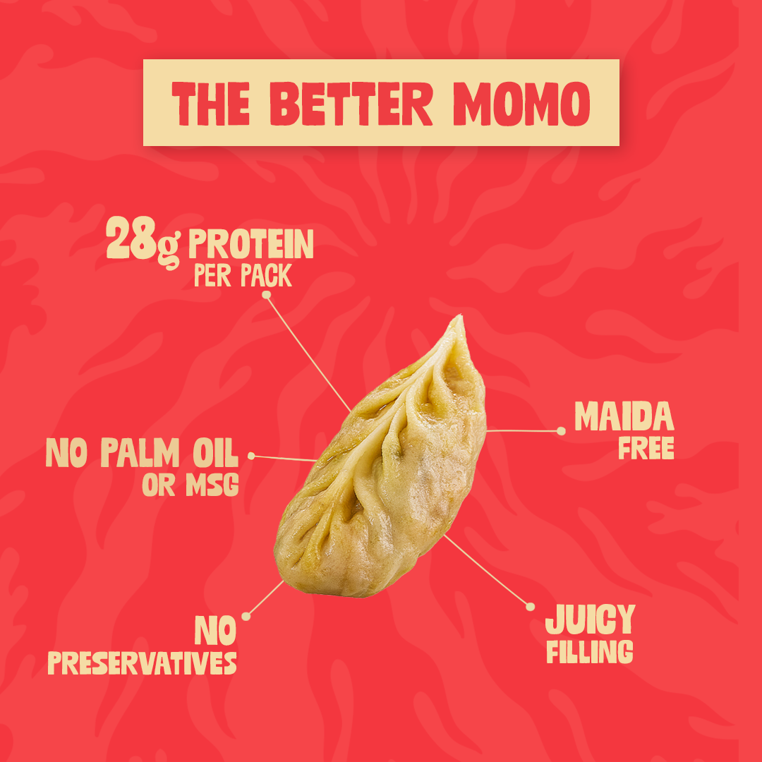 Hello Tempayy Mighty Masala High Protein Veg Momos