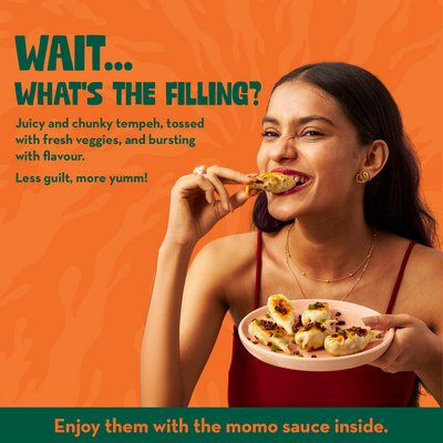 Hello Tempayy Peri Peri High Protein Veg Momos