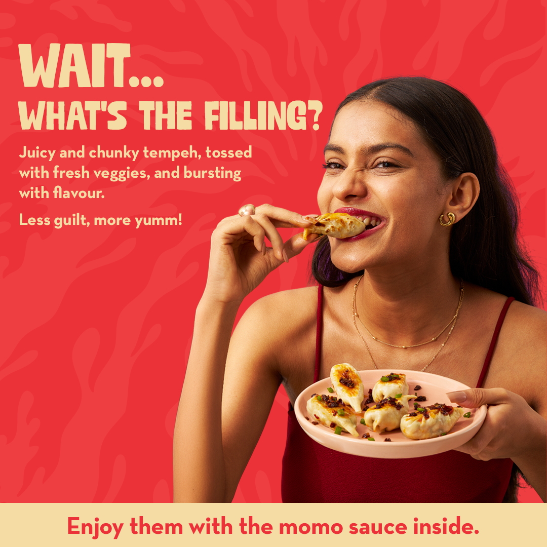 Hello Tempayy Mighty Masala High Protein Veg Momos