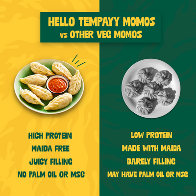 Hello Tempayy Classic High Protein Veg Momos