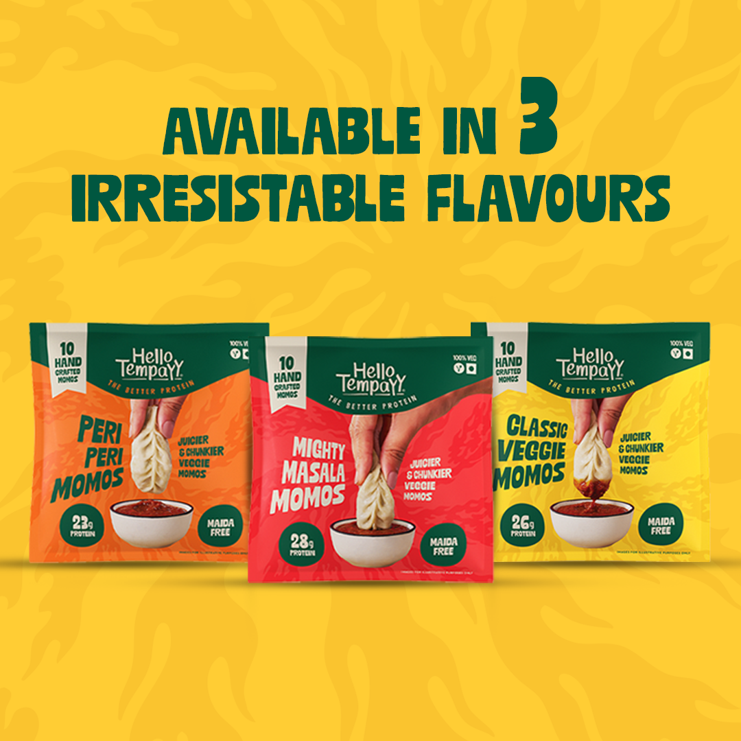 Hello Tempayy Classic High Protein Veg Momos