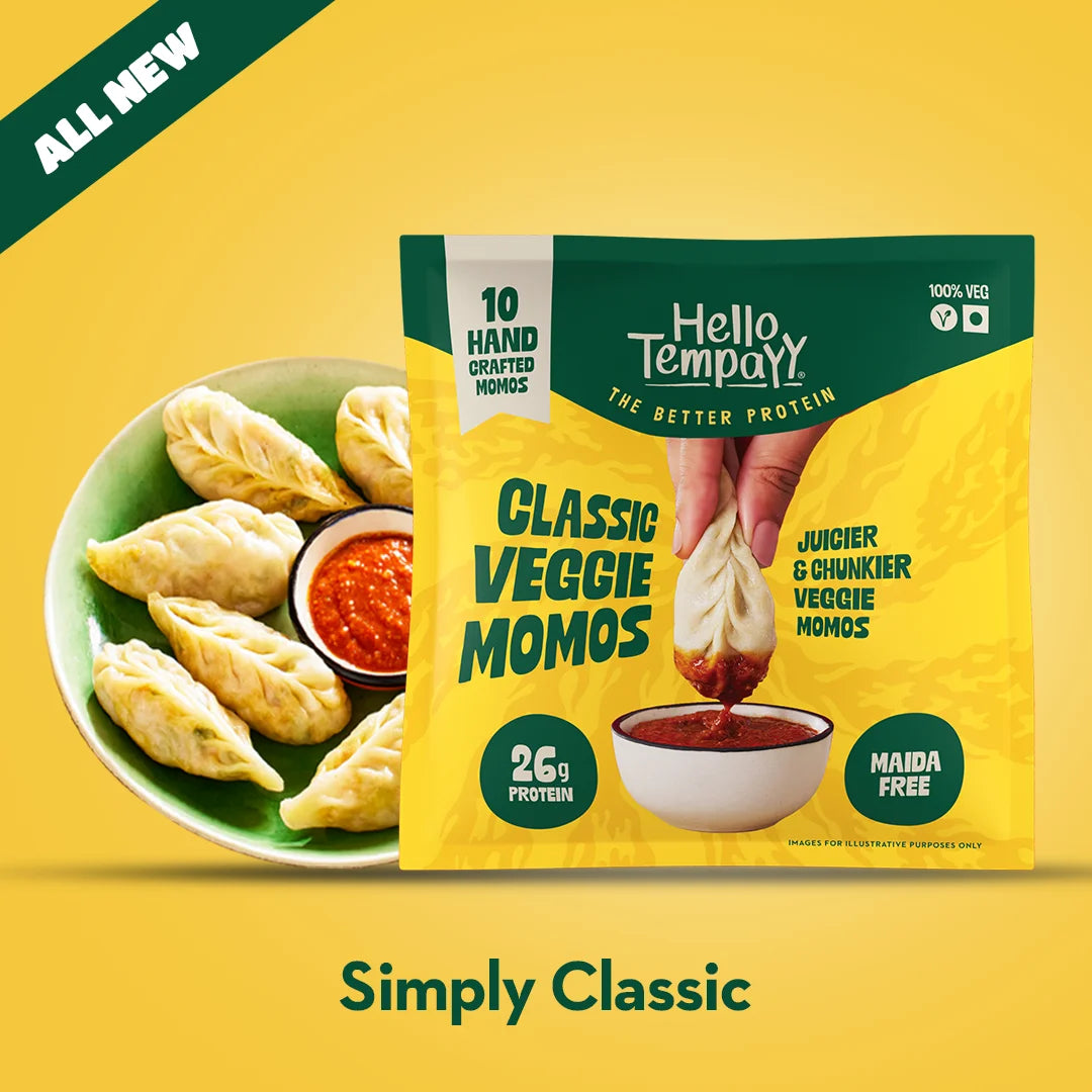 Hello Tempayy Classic High Protein Veg Momos