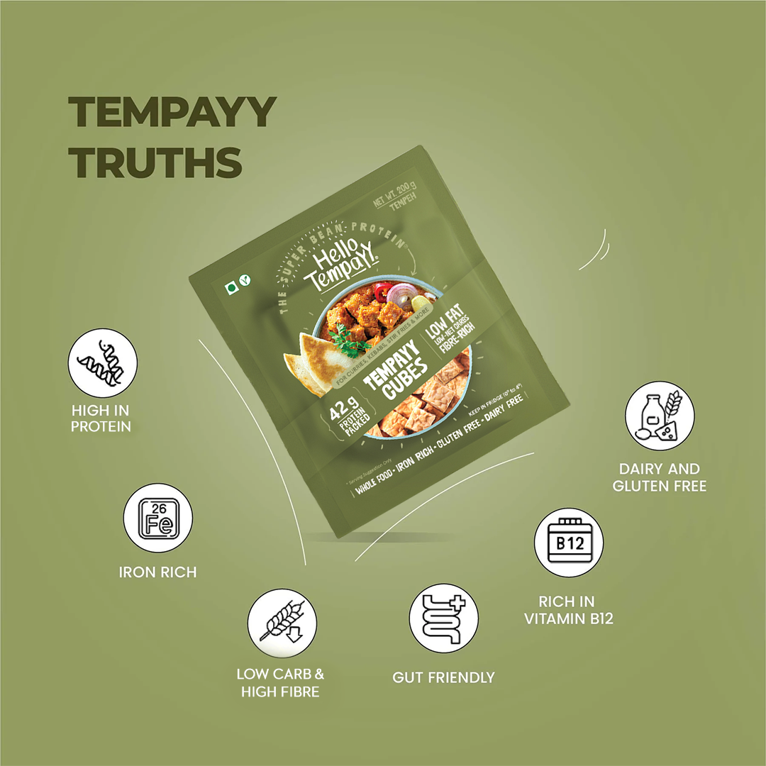 Natural Tempeh Cubes