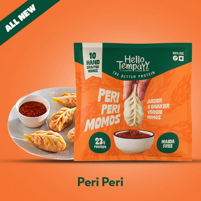 Hello Tempayy Peri Peri High Protein Veg Momos