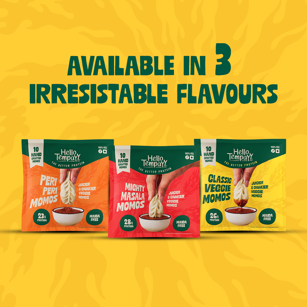Hello Tempayy Classic High Protein Veg Momos