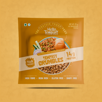 Tawa Masala Tempeh Crumbles
