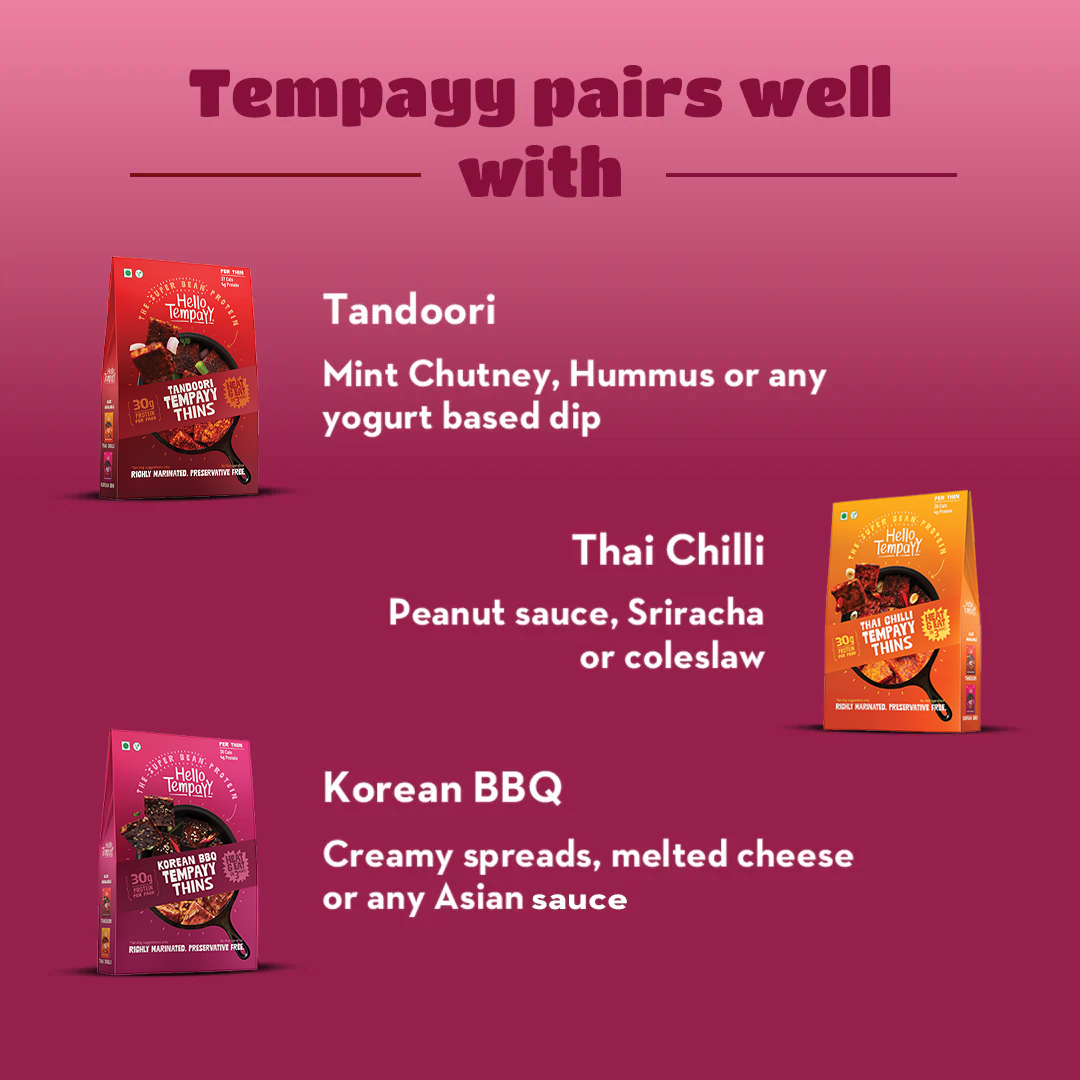K Pop meets B Town- Tempeh Combo | Pack of 4