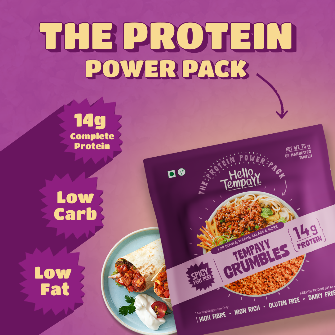Peri Peri Tempeh Crumbles