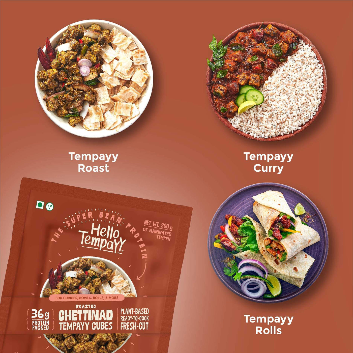 Spice Fix-Tempeh Combo | Pack of 3