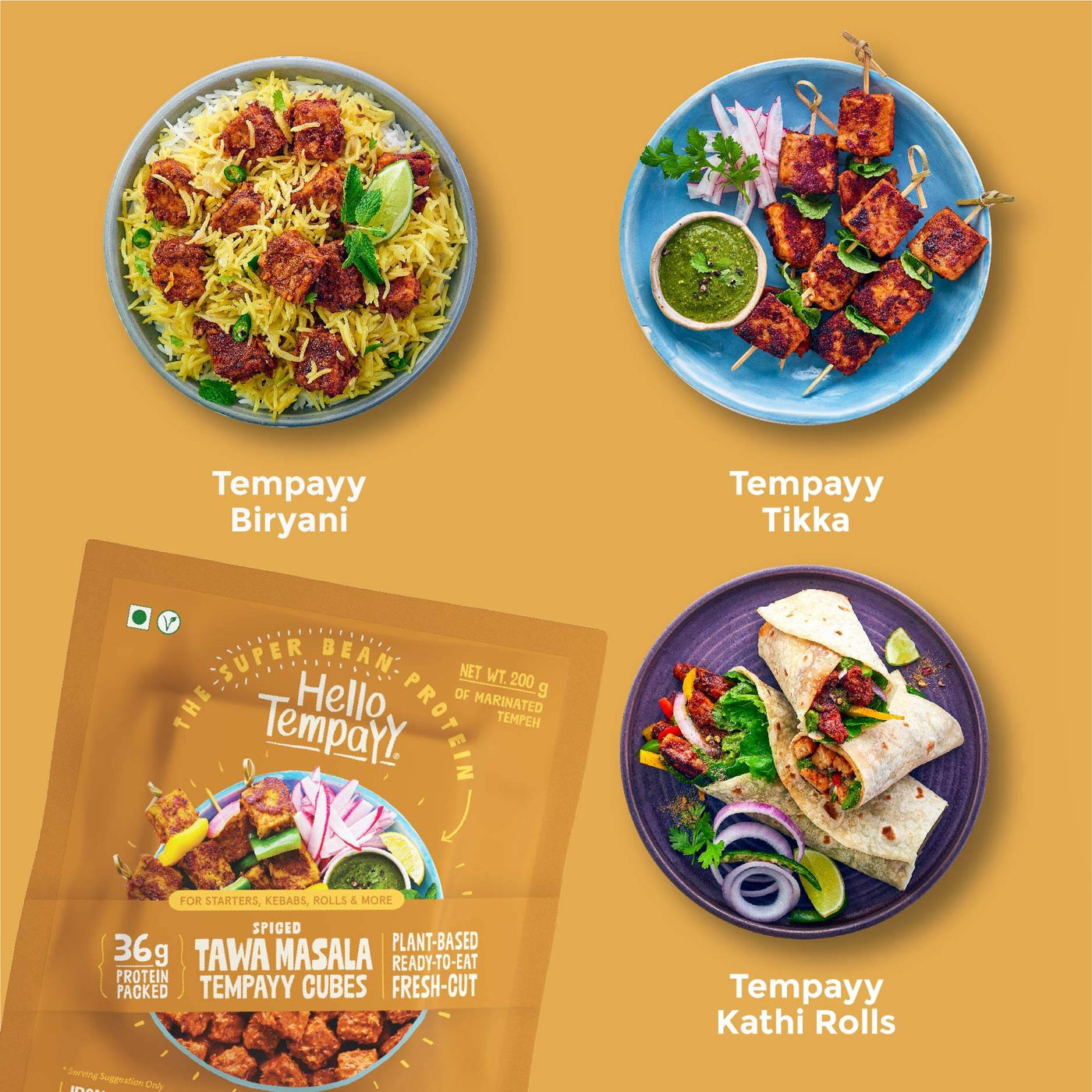 Spice Fix-Tempeh Combo | Pack of 3