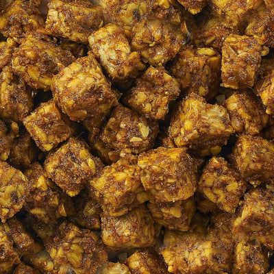 Roasted Chettinad Tempeh Cubes
